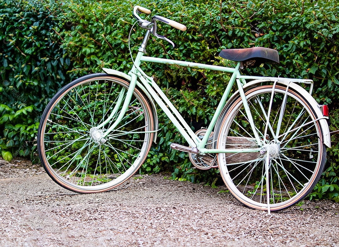 Bicicleta vintage ao ar livre