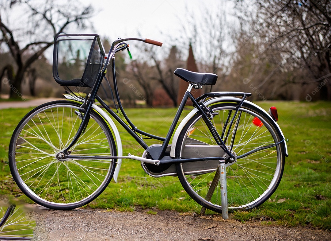 Bicicleta vintage ao ar livre