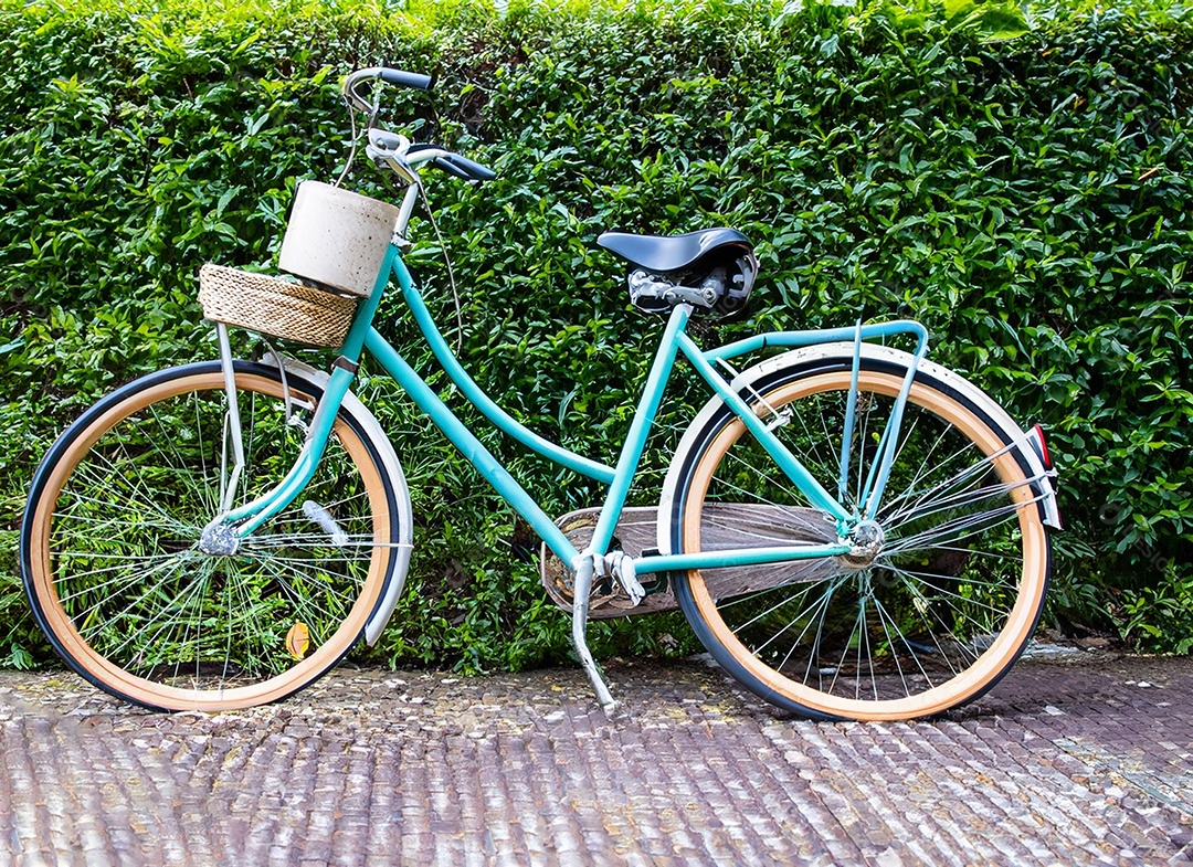 Bicicleta vintage ao ar livre