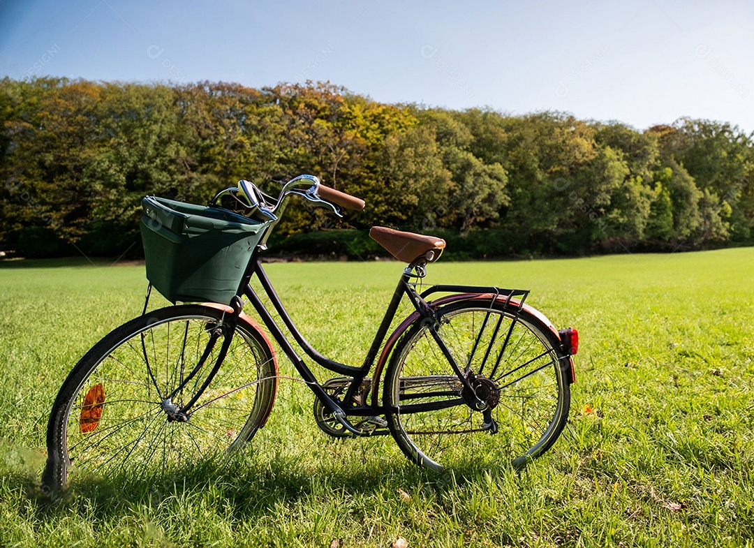 Bicicleta vintage ao ar livre