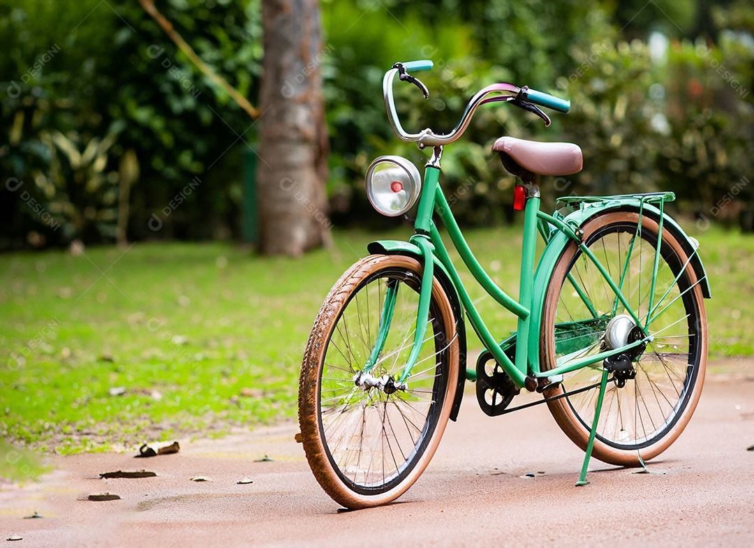 Bicicleta vintage ao ar livre