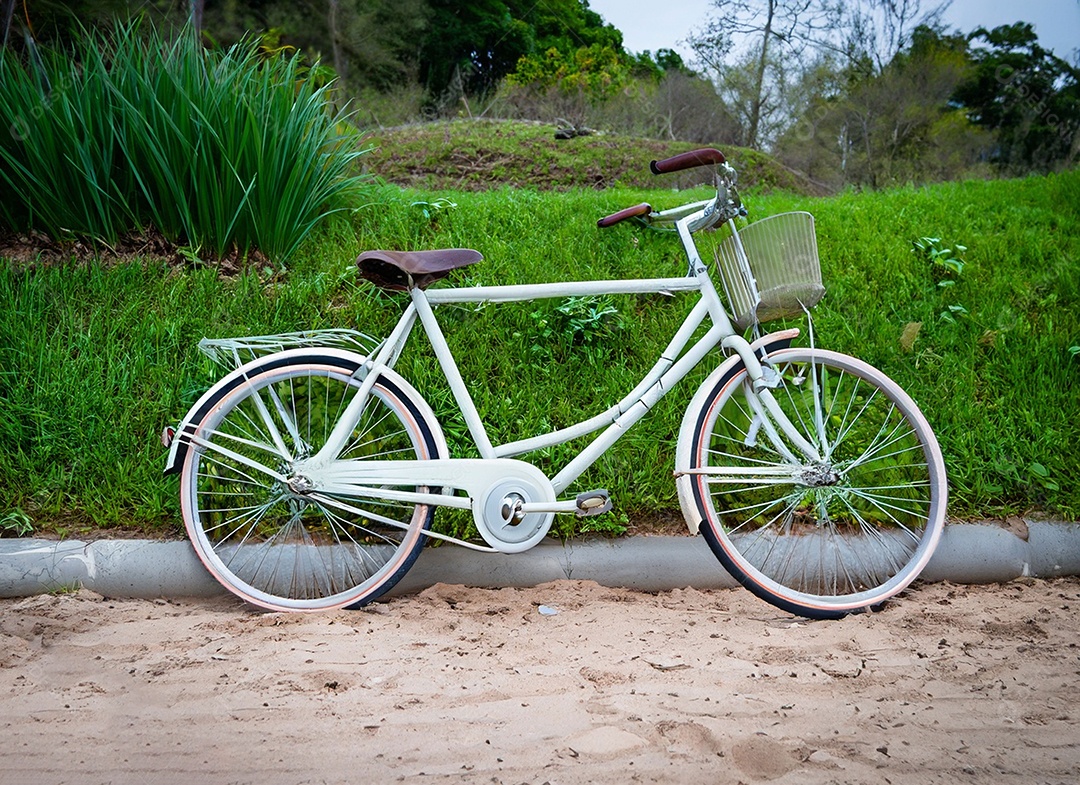 Bicicleta vintage ao ar livre