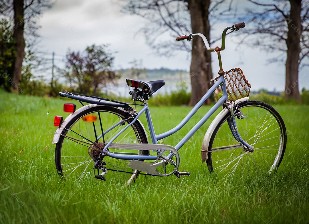 Bicicleta vintage ao ar livre