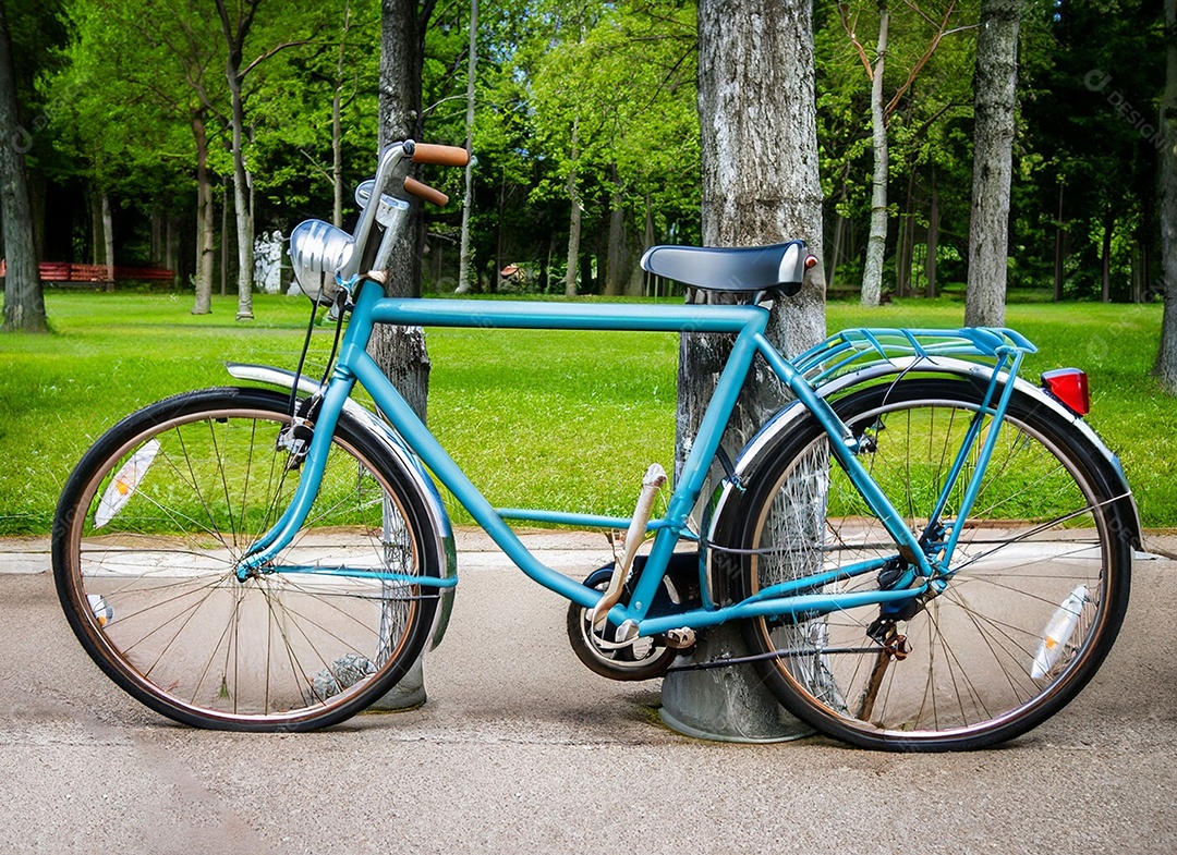Bicicleta vintage ao ar livre