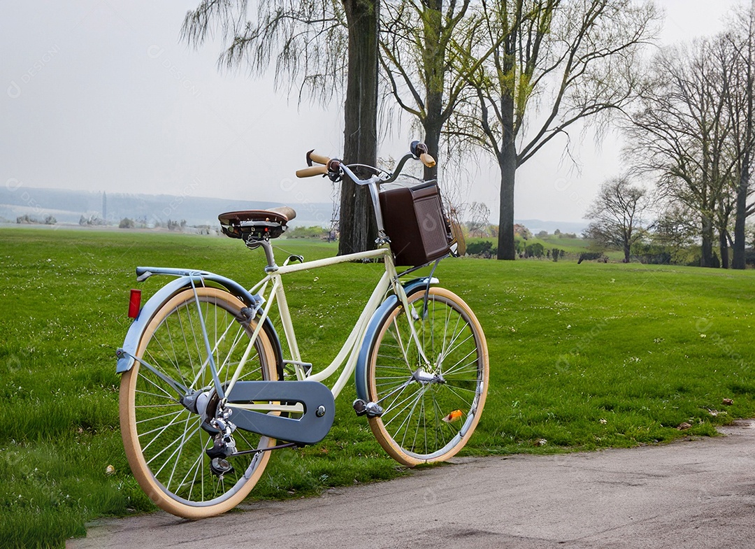 Bicicleta vintage ao ar livre