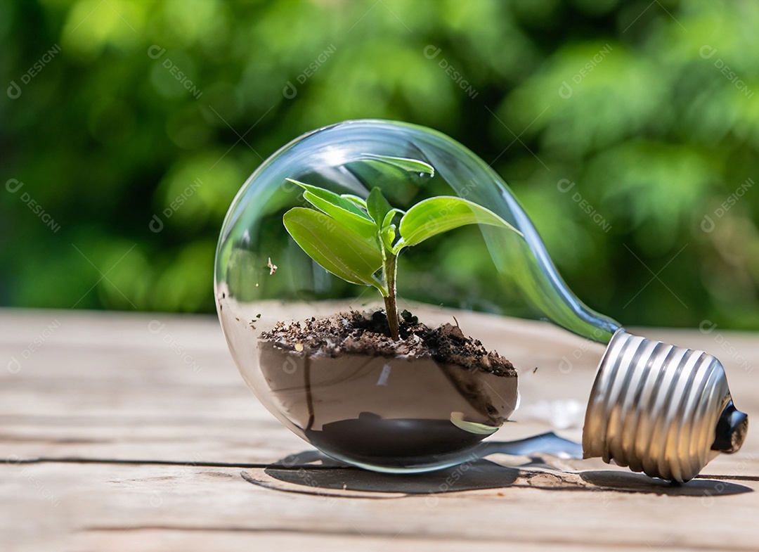 Uma planta em um copo