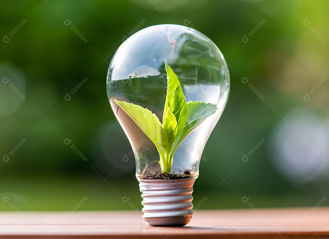 Uma planta em um copo