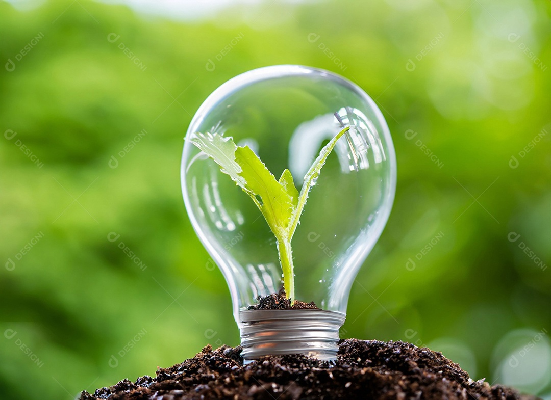 Uma planta em um copo