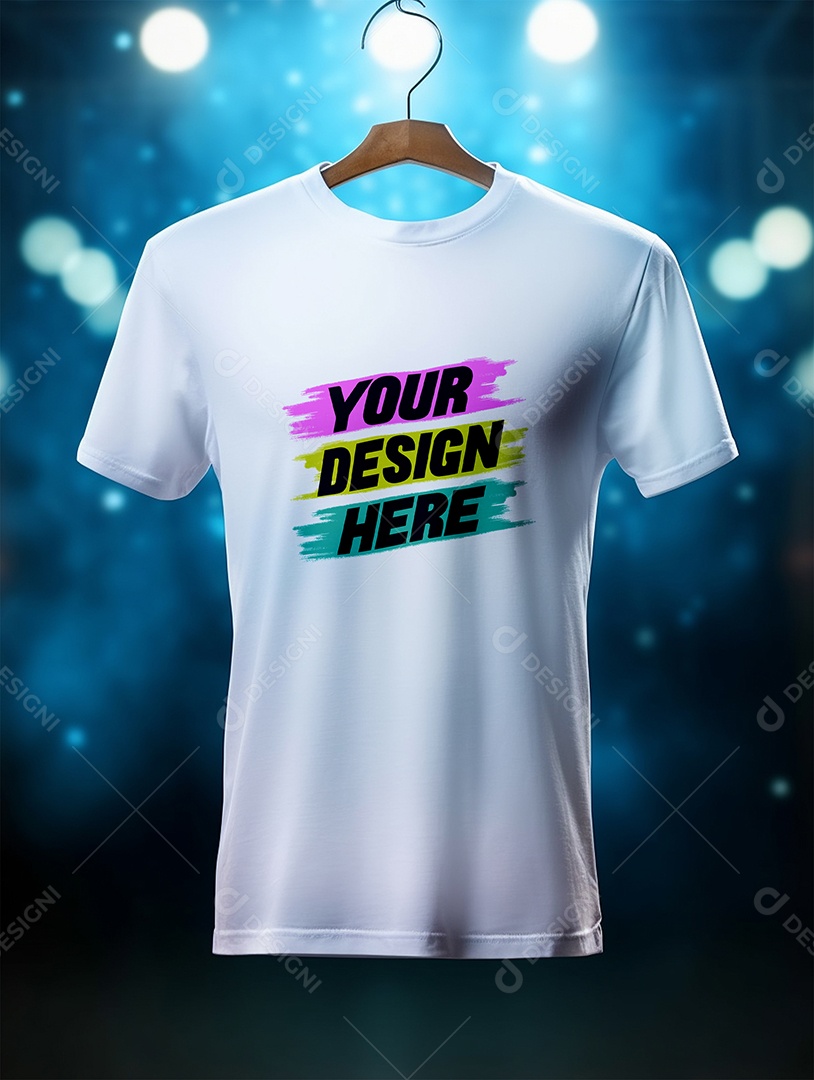 Mockup de Camiseta Masculina PSD Editável