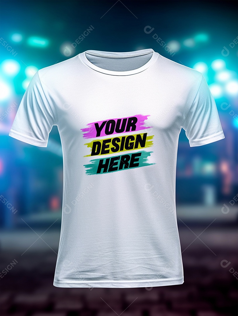 Mockup de Camiseta Masculina PSD Editável