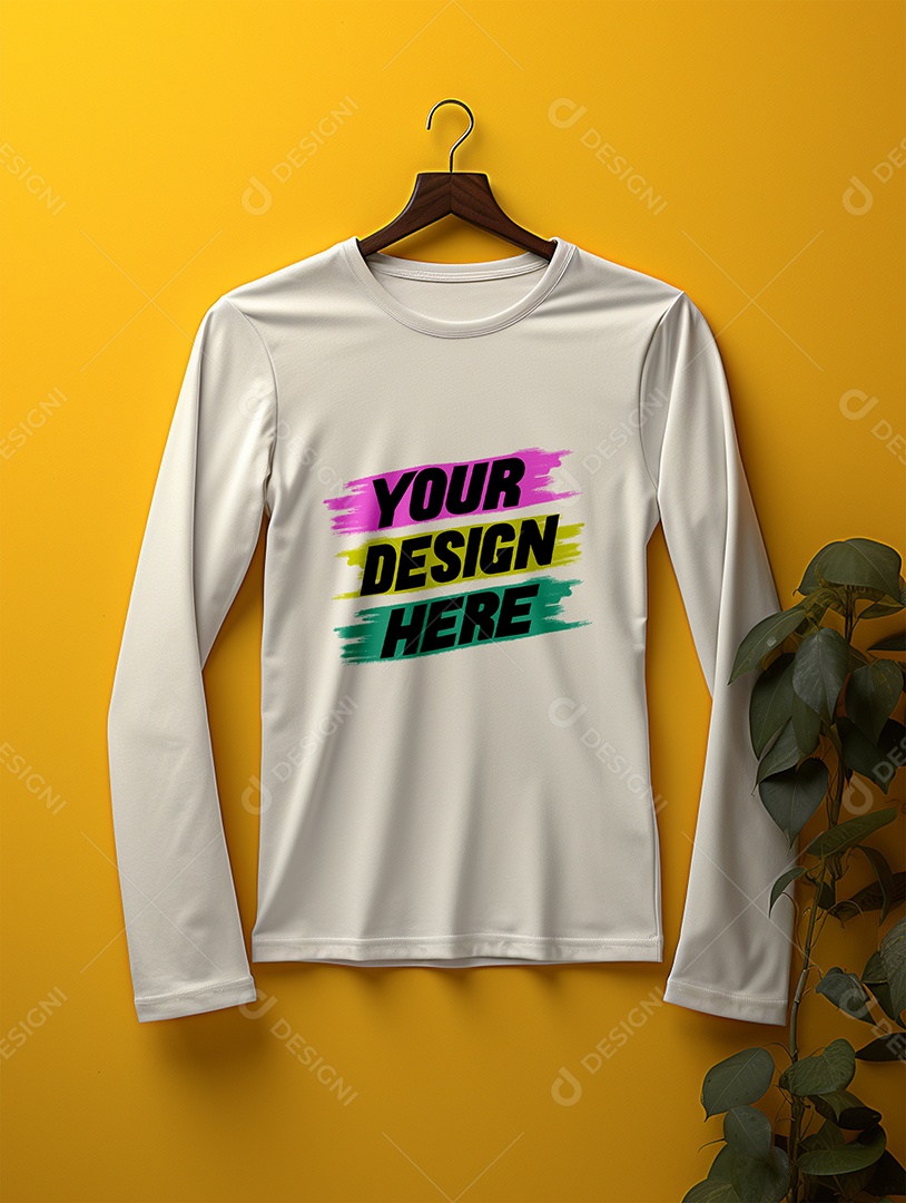 Mockup de Camisa Longa PSD Editável