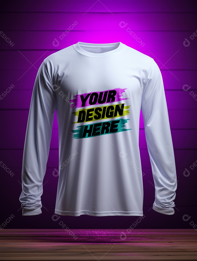 Mockup de Camisa Longa PSD Editável