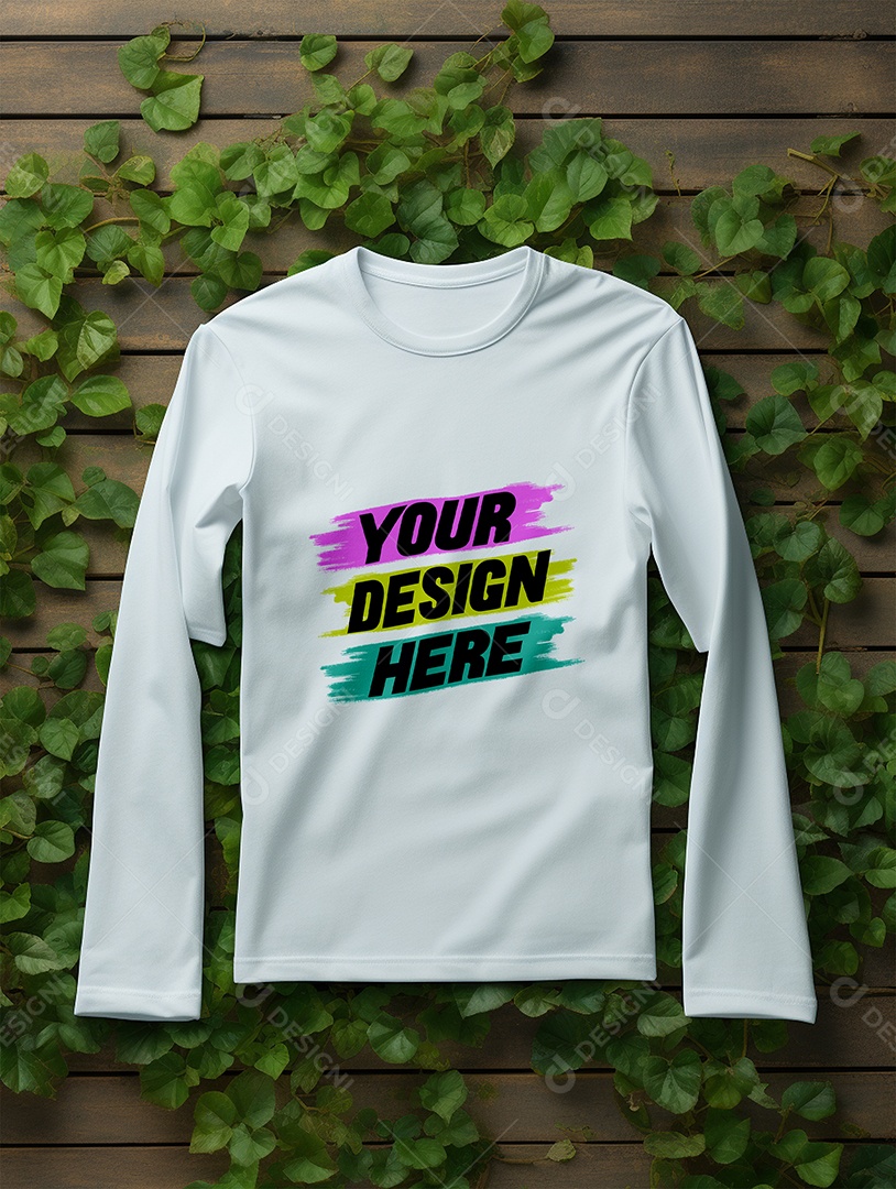 Mockup de Camisa Longa PSD Editável