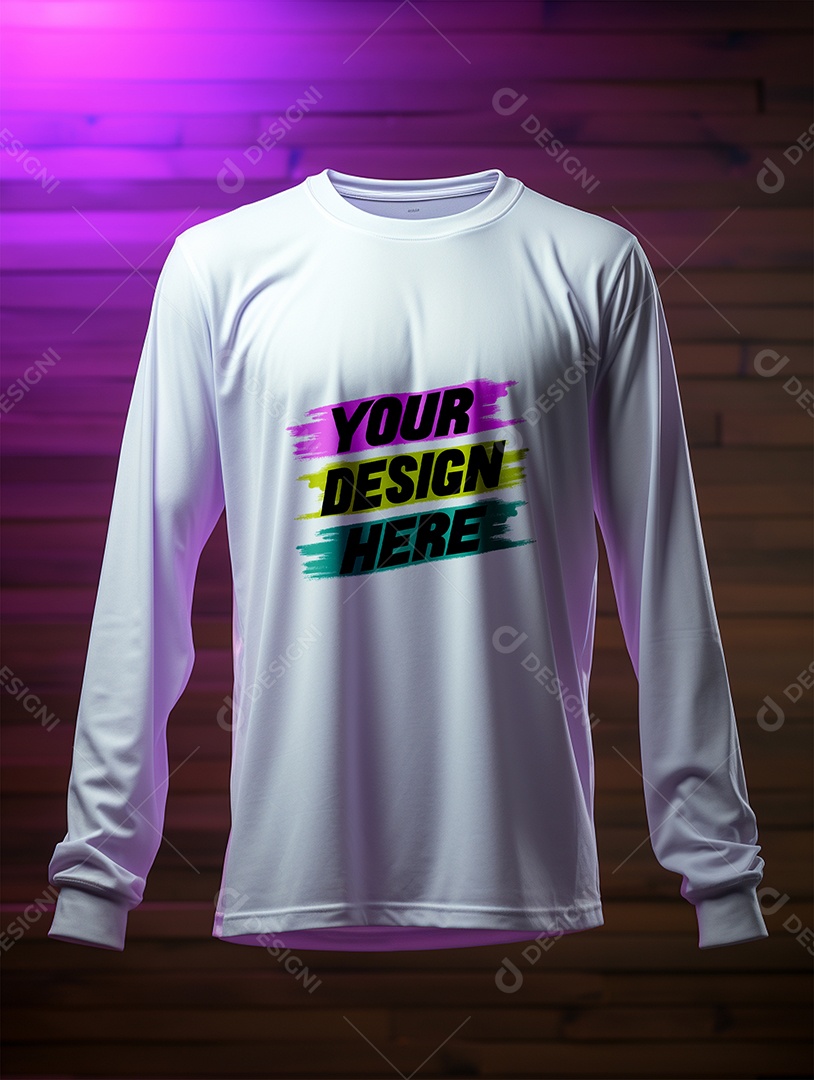 Mockup de Camisa Longa PSD Editável