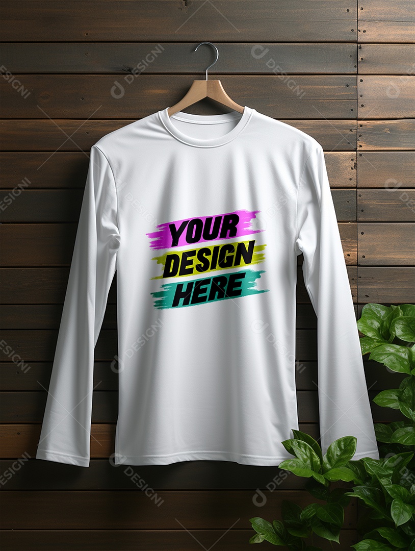 Mockup de Camisa Longa PSD Editável