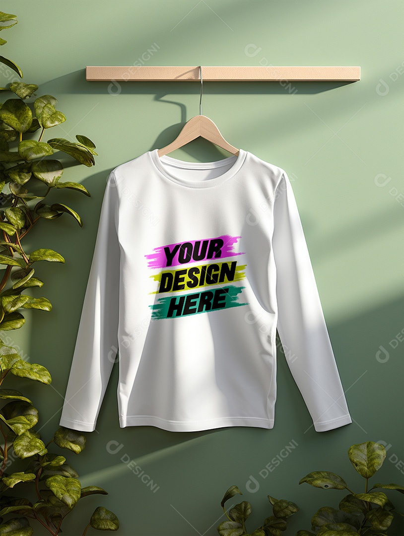 Mockup de Camisa Longa PSD Editável