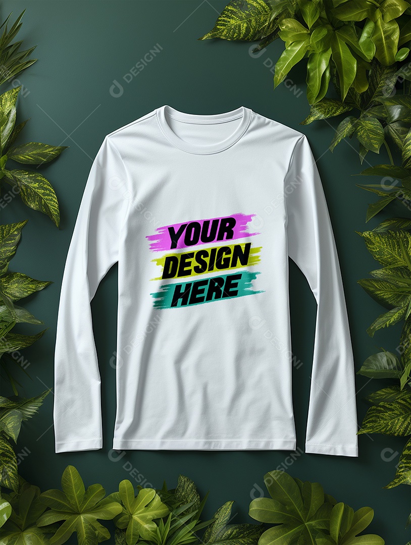 Mockup de Camisa Longa PSD Editável