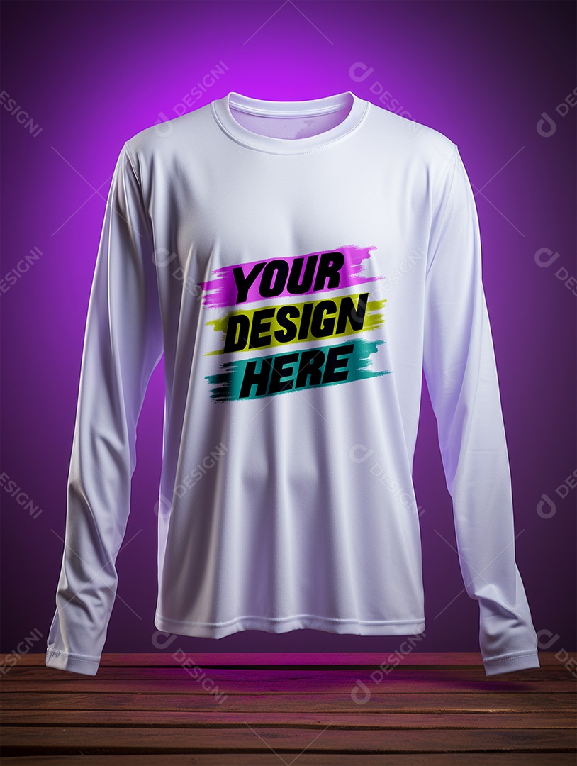 Mockup de Camisa Longa PSD Editável