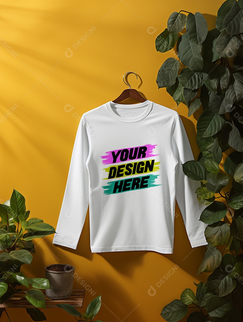 Mockup de Camisa Longa PSD Editável