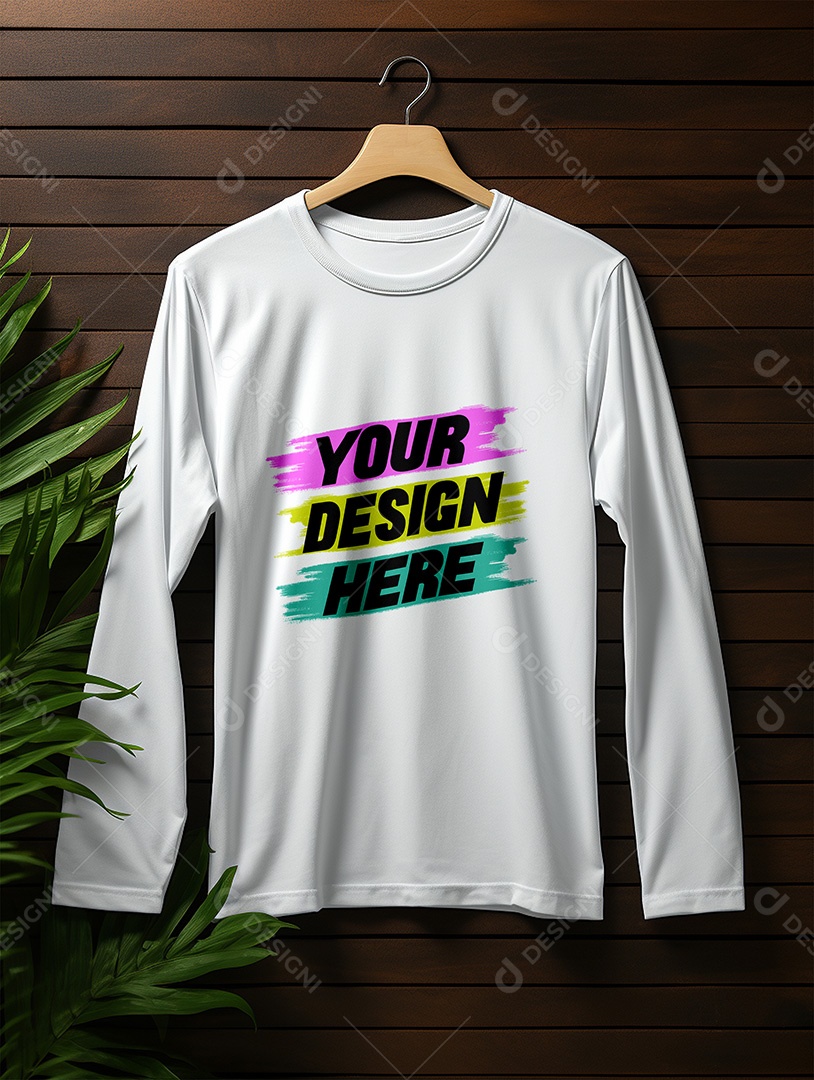 Mockup de Camisa Longa PSD Editável