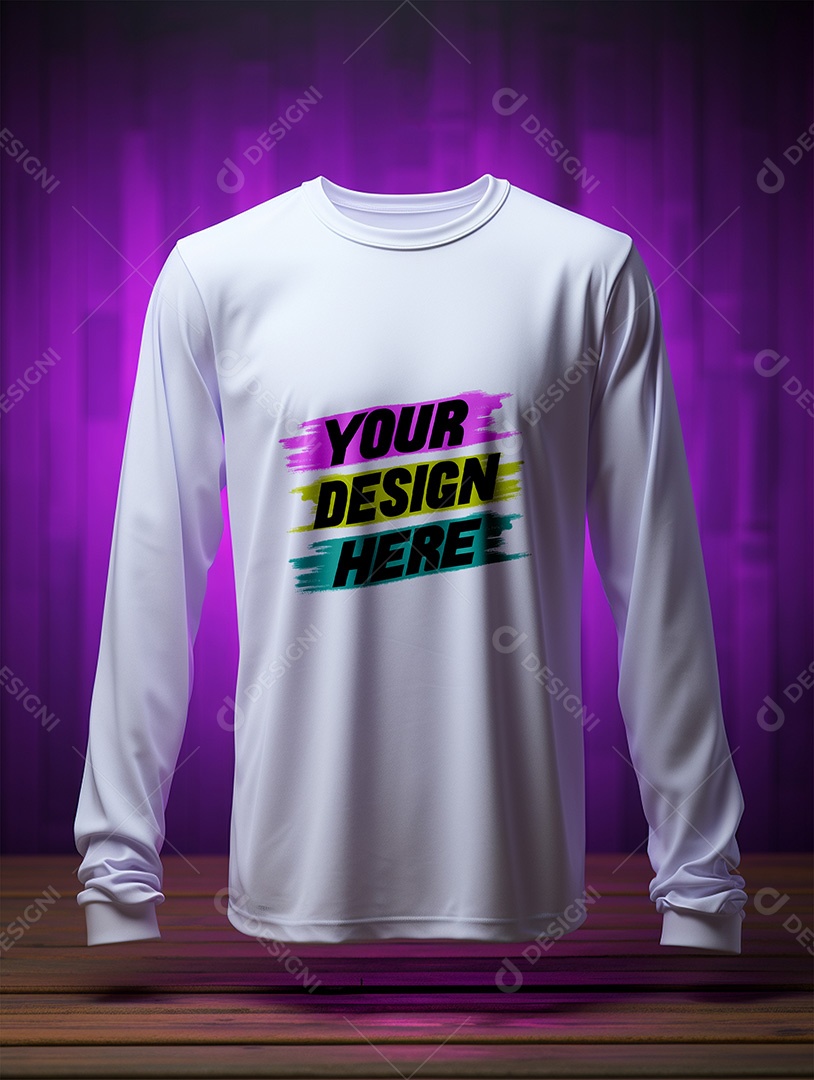 Mockup de Camisa Longa PSD Editável