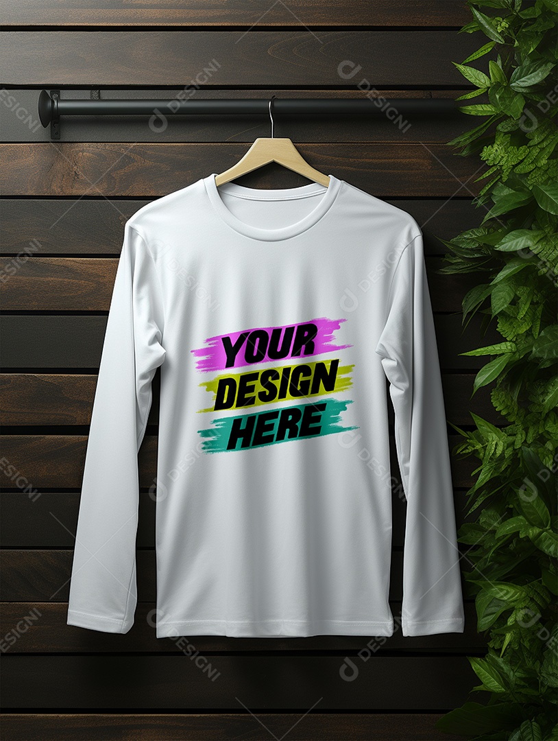 Mockup de Camisa Longa PSD Editável