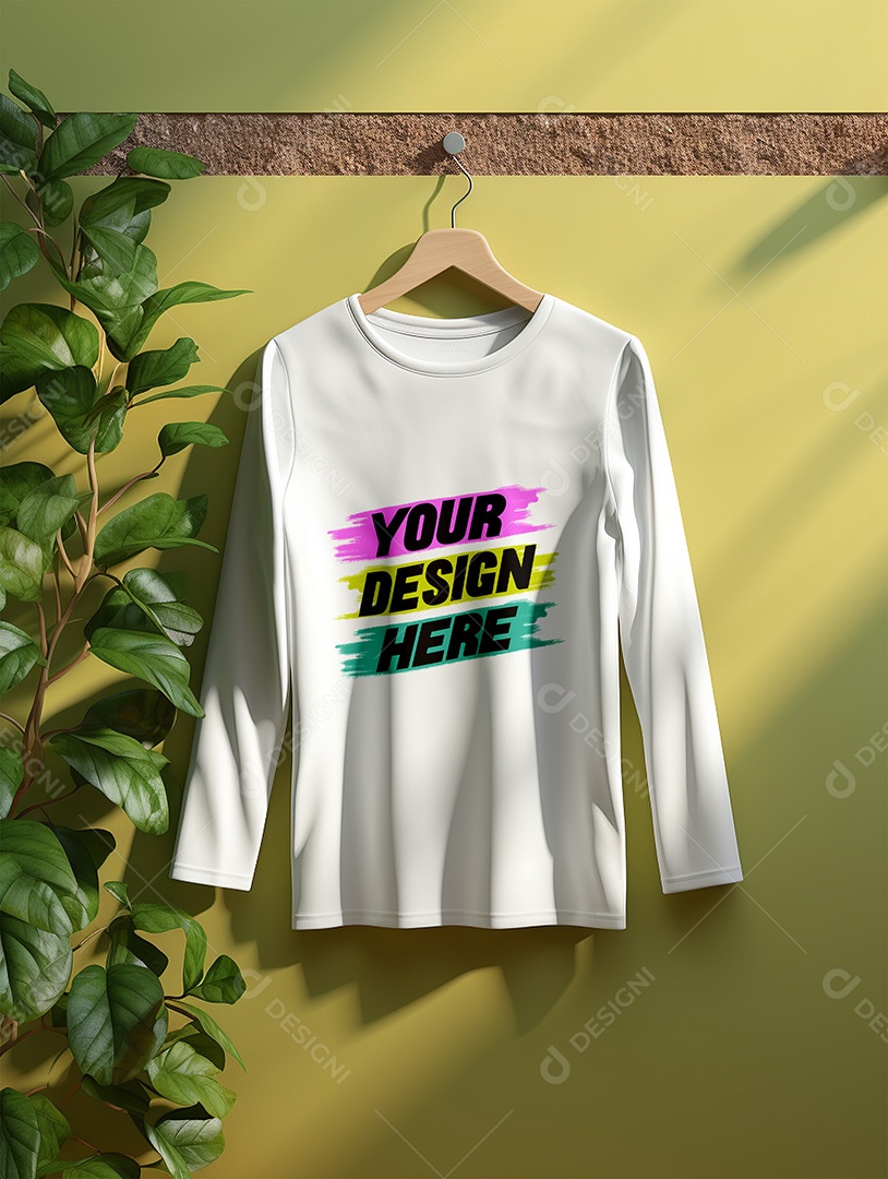 Mockup de Camisa Longa PSD Editável