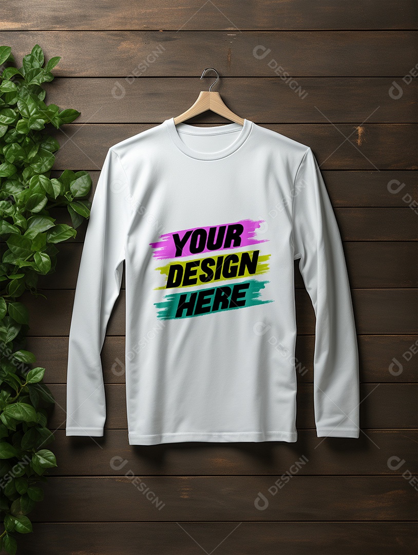 Mockup de Camisa Longa PSD Editável