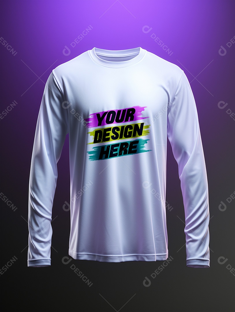 Mockup de Camisa Longa PSD Editável