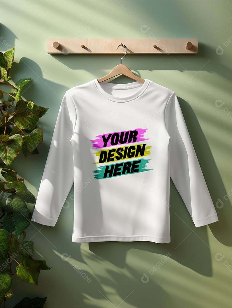 Mockup de Camisa Longa PSD Editável