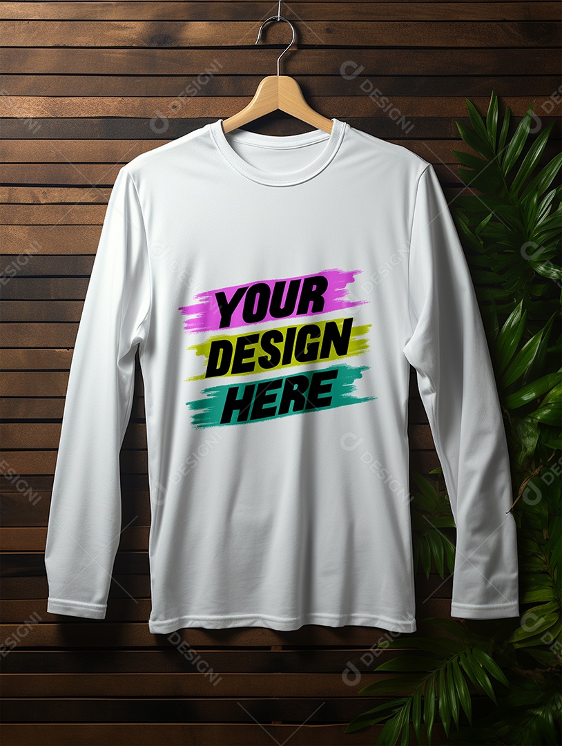 Mockup de Camisa Longa PSD Editável