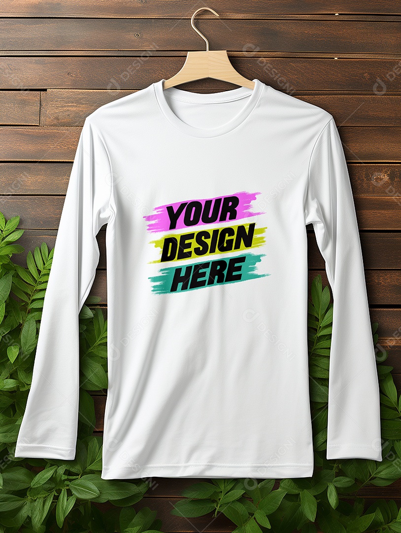 Mockup de Camisa Longa PSD Editável