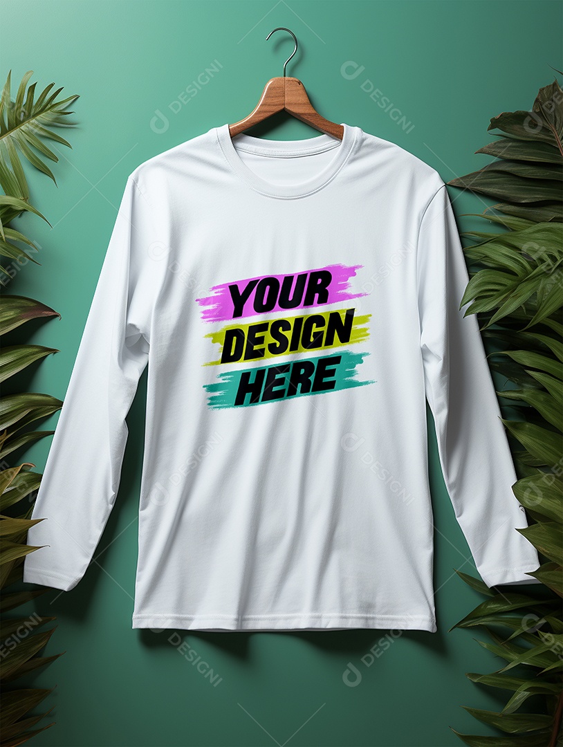Mockup de Camisa Longa PSD Editável
