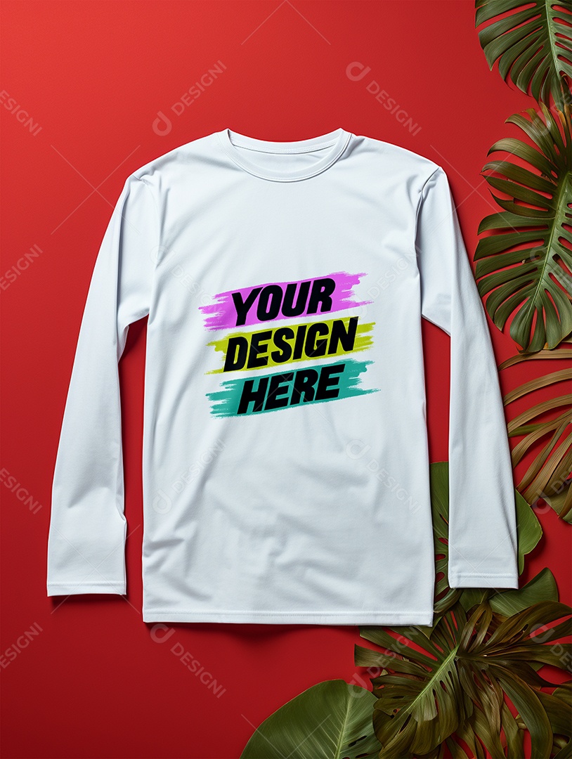 Mockup de Camisa Longa PSD Editável
