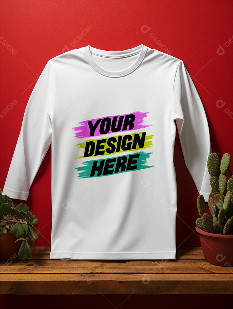 Mockup de Camisa Longa PSD Editável