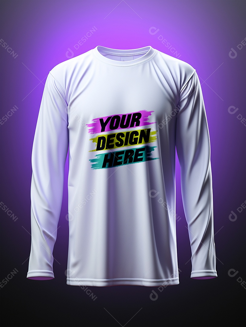 Mockup de Camisa Longa PSD Editável