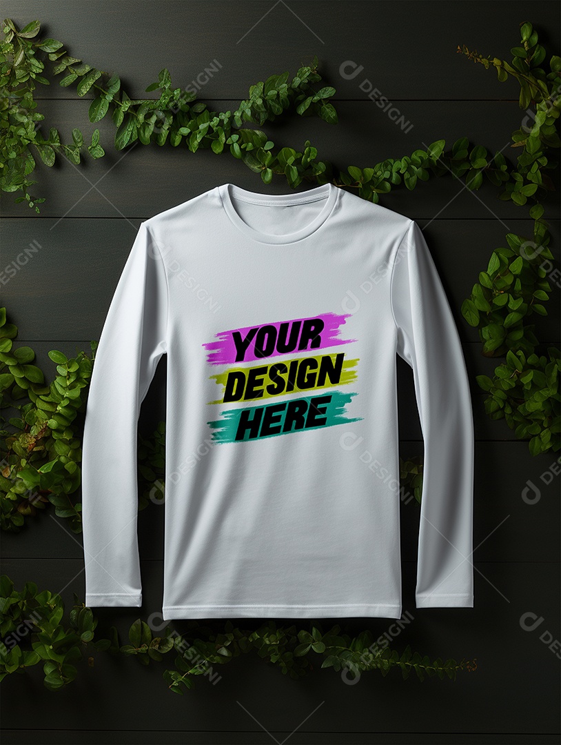 Mockup de Camisa Longa PSD Editável