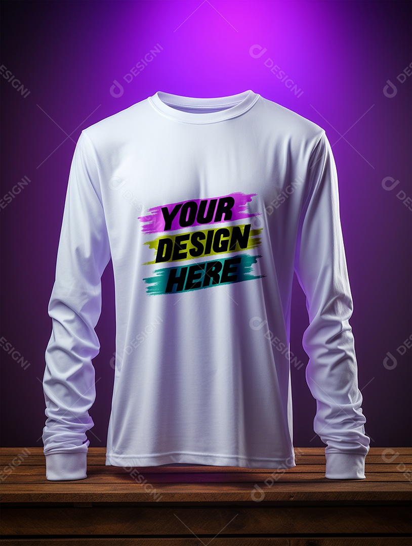 Mockup de Camisa Longa PSD Editável
