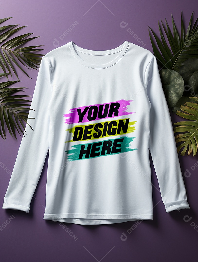 Mockup de Camisa Longa PSD Editável