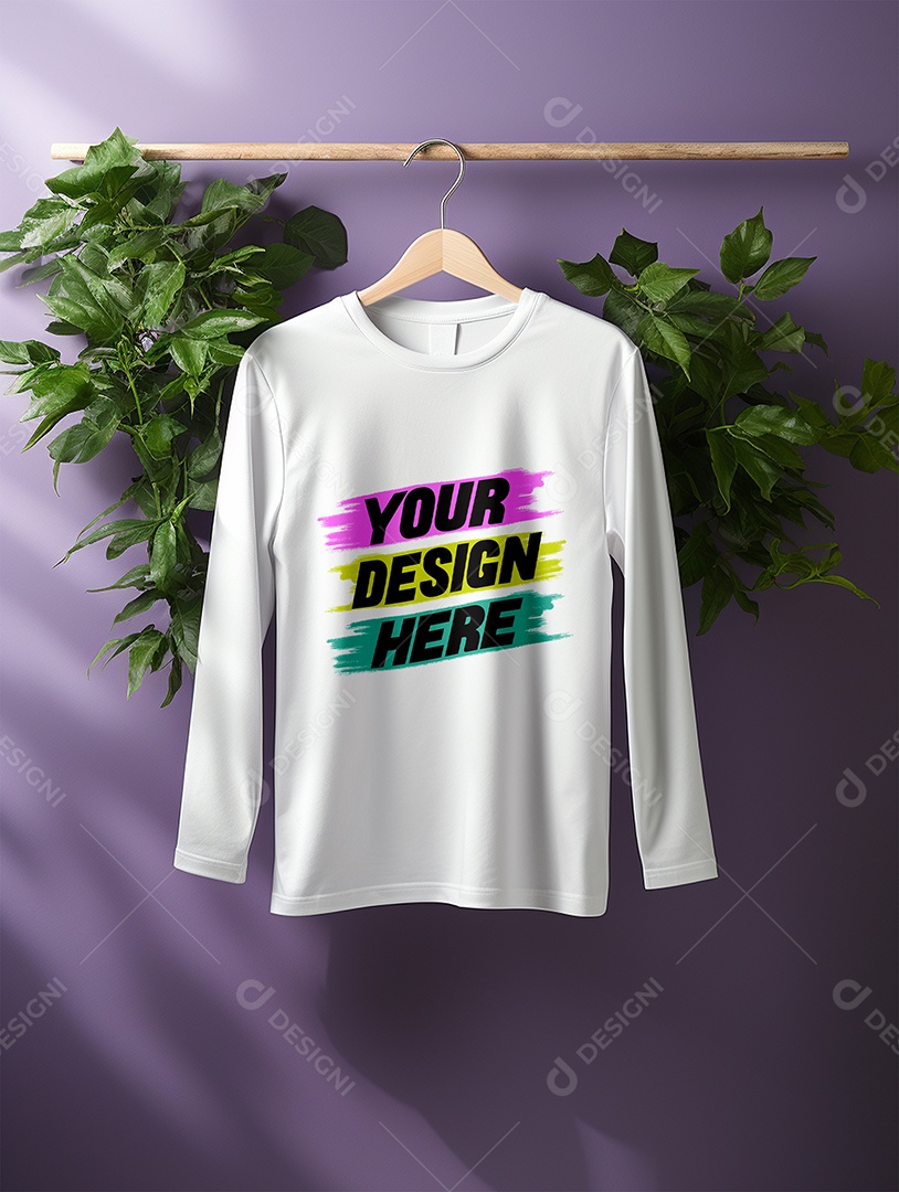 Mockup de Camisa Longa PSD Editable