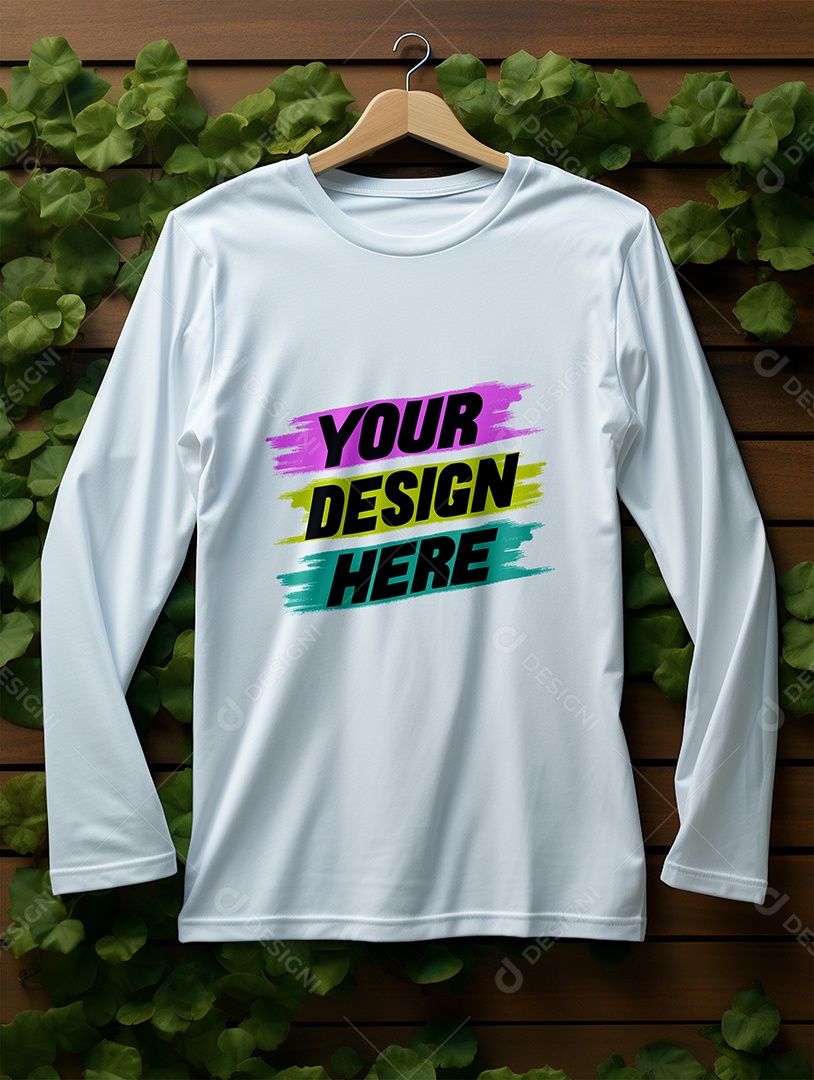 Mockup de Camisa Longa PSD Editável