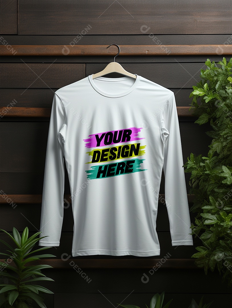 Mockup de Camisa Longa PSD Editável