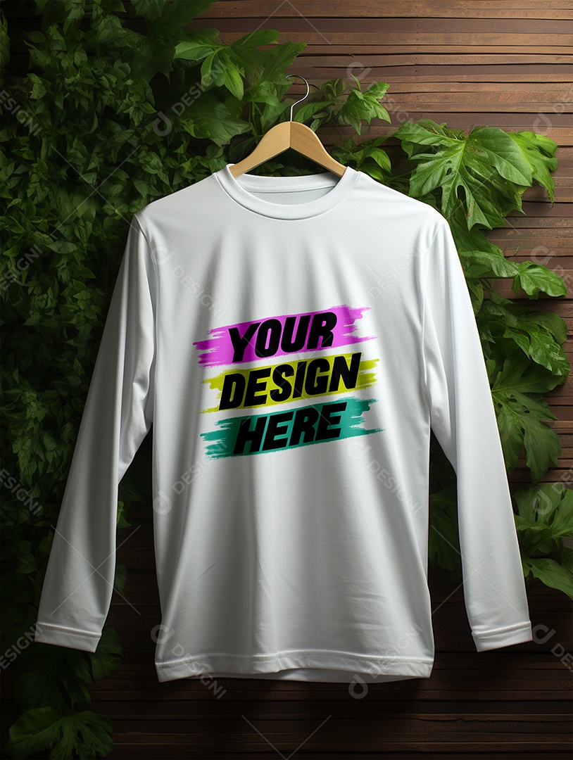 Mockup de Camisa Longa PSD Editável