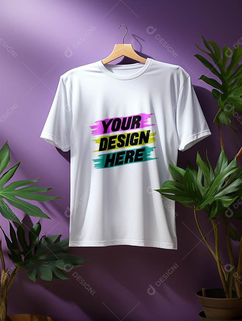 Mockup de Camisa Masculina PSD Editável