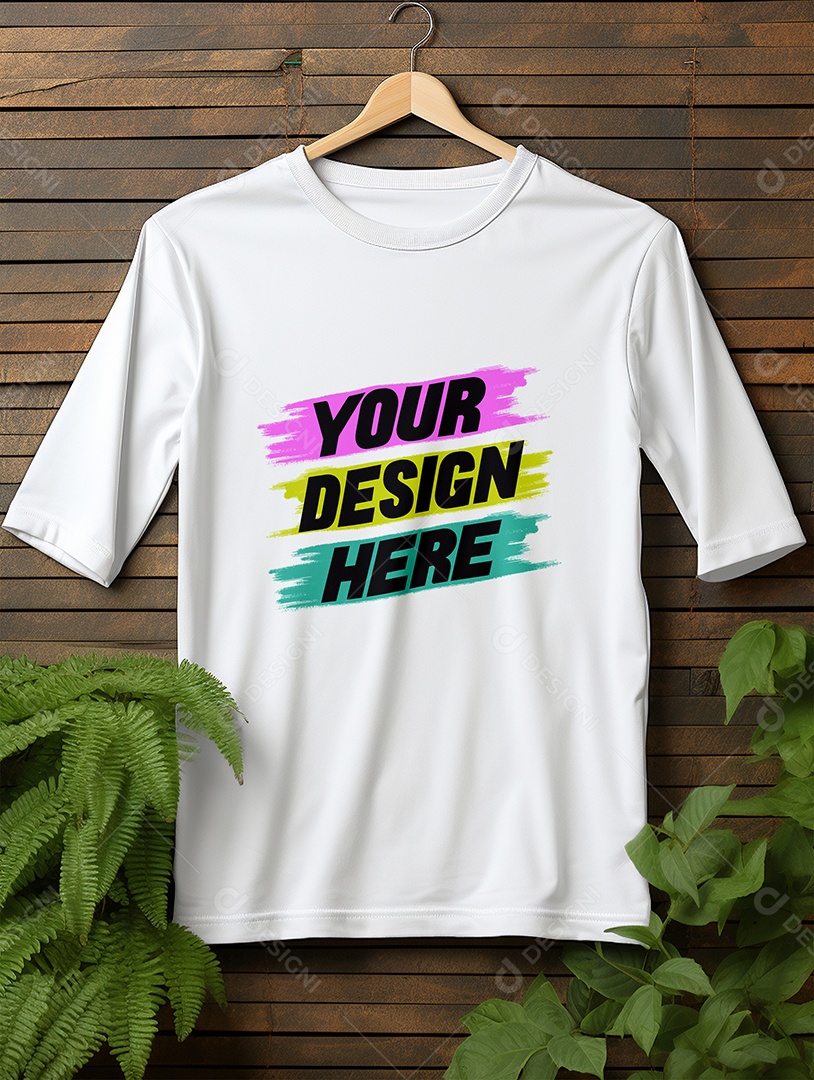 Mockup de Camisa Masculina PSD Editável