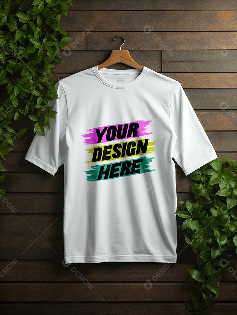 Mockup de Camisa Masculina PSD Editável