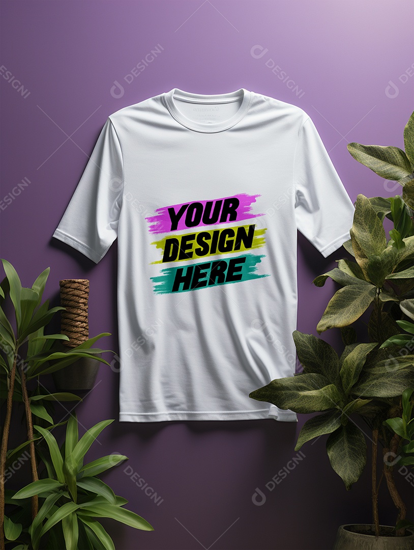 Mockup de Camisa Masculina PSD Editável
