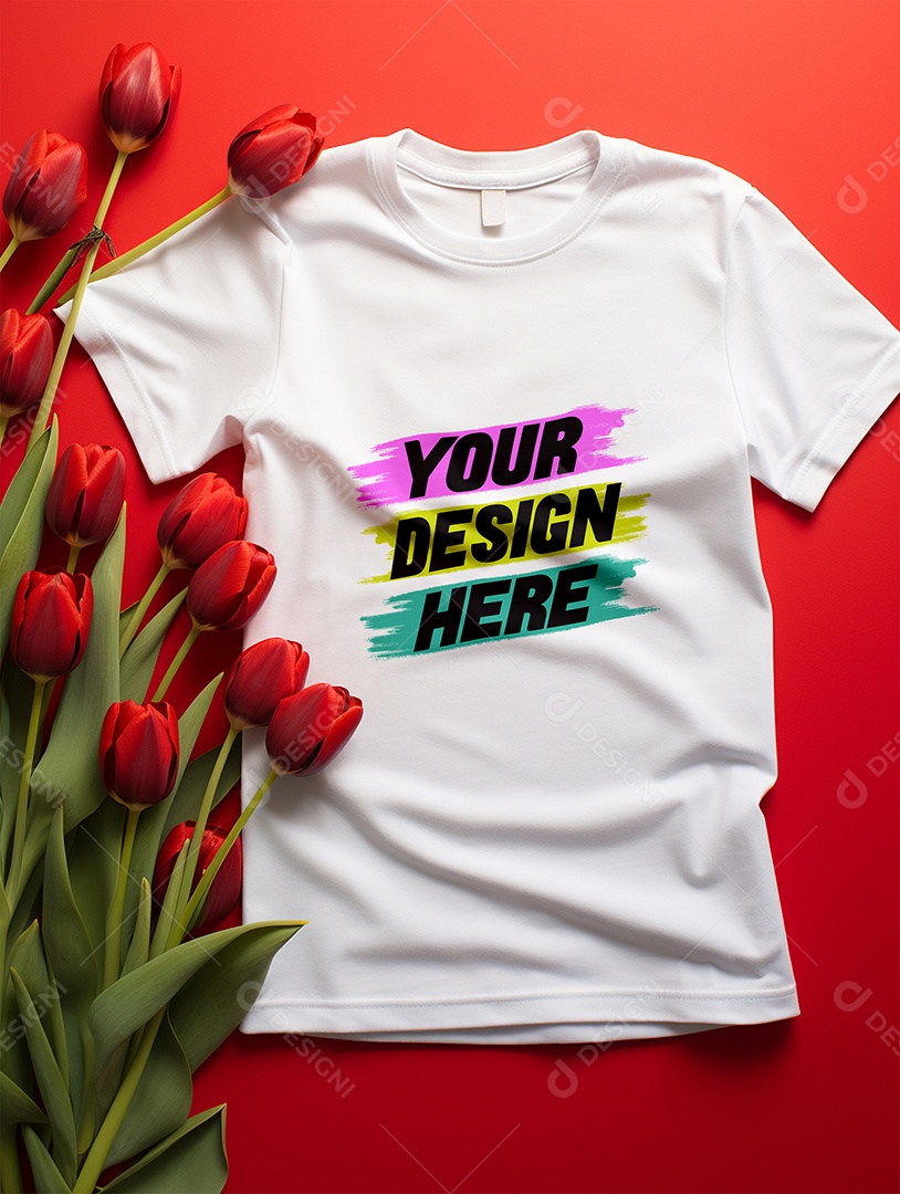 Mockup de Camisa Masculina PSD Editável