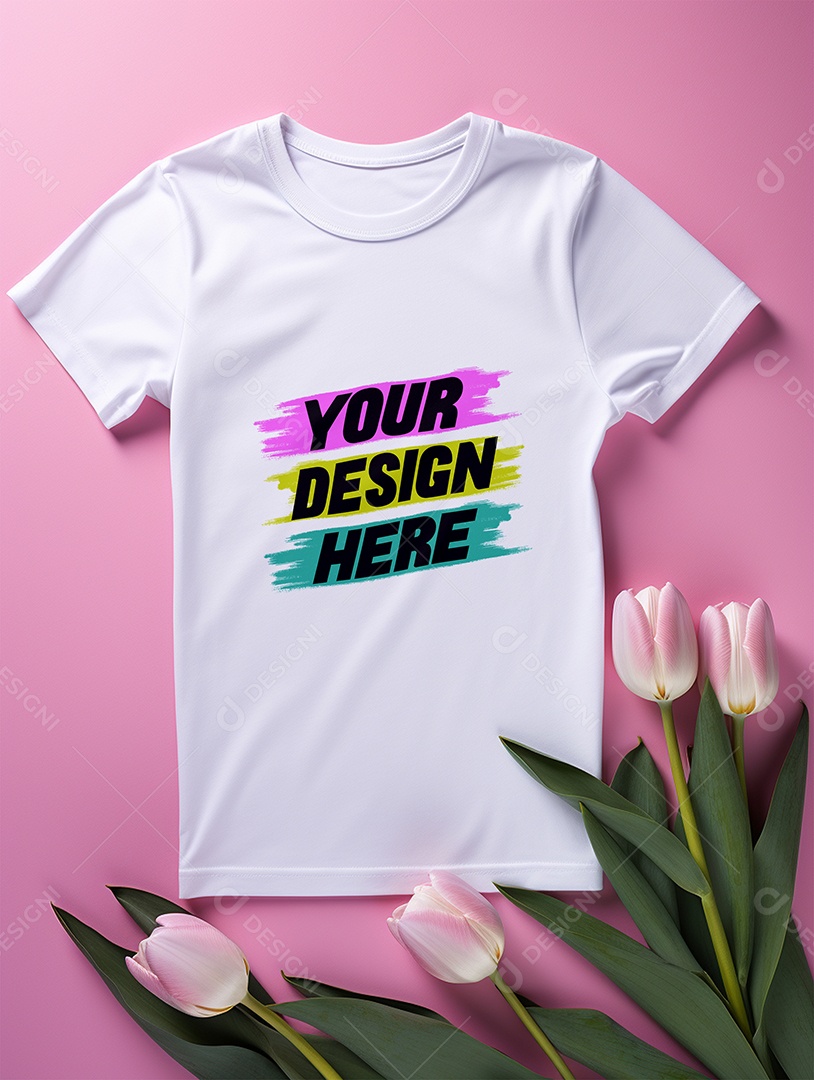 Mockup de Camisa Feminina PSD Editável