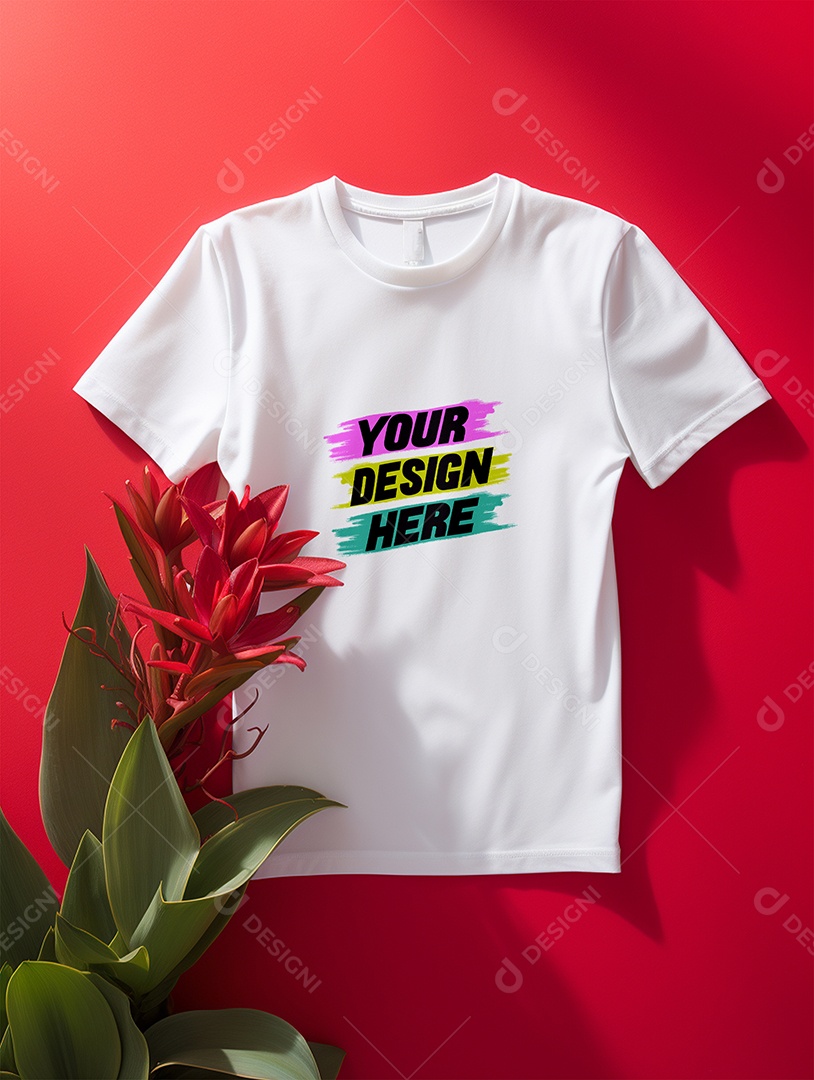 Mockup de Camisa Feminina PSD Editável
